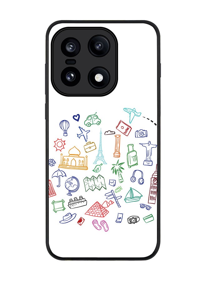 For OnePlus 15 Case,Slim fit Camera Protection, Shockproof Thin Phone cover  - Traveler